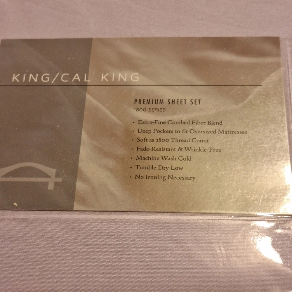 Bluff City Bedding 4‎ Pc Premium Sheet Set Size 1800 Series King/Cal King NEW